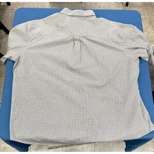 Van Heusen Mens 3XL 3XG Plaid Button Down Up Shirt No Iron Long Sleeve